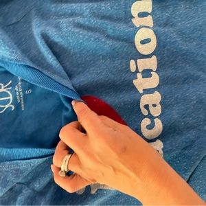 Chaser sweatshirt small women blue